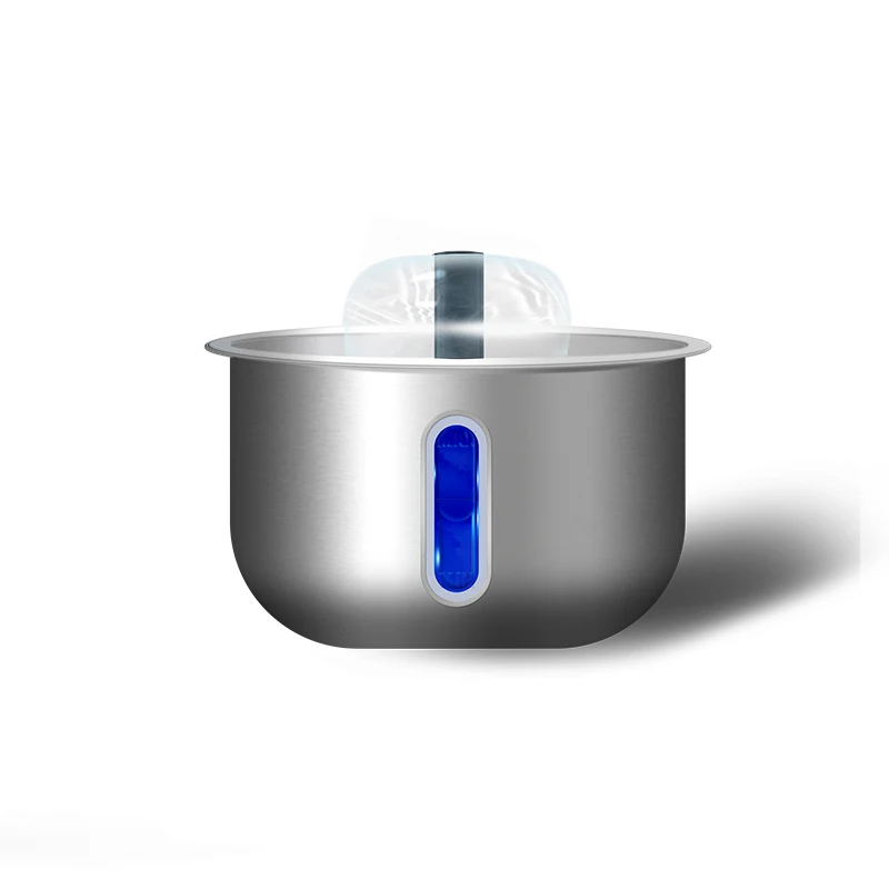 New Arrival Stainless Steel Pet Water Fountain 2.5L Safe Electric Usb Pet Drinking Cat Water Dispenser With Filter For Cats Dogs