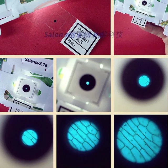 
Folding Paper 200times 1000times 2000times DIY Carry-on Microscope 