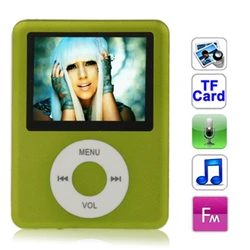 1.8 inch TFT Screen MP4 Player with TF Card Slot, Support Recorder, FM Radio, E-Book and Calendar