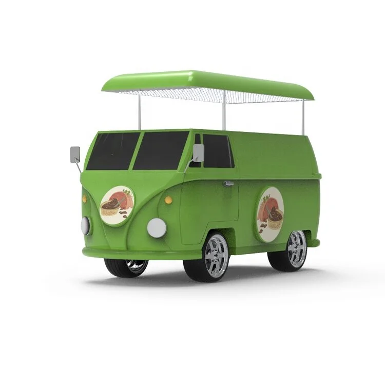 Wholesale Price Volkswagen Electric Food Truck Mobile Ice Cream Food Trailer BBQ Food Cart For Sale