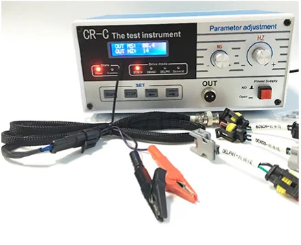 NEW CR-C test instrument multifunction diesel common rail injector tester simulator parameter adjustment