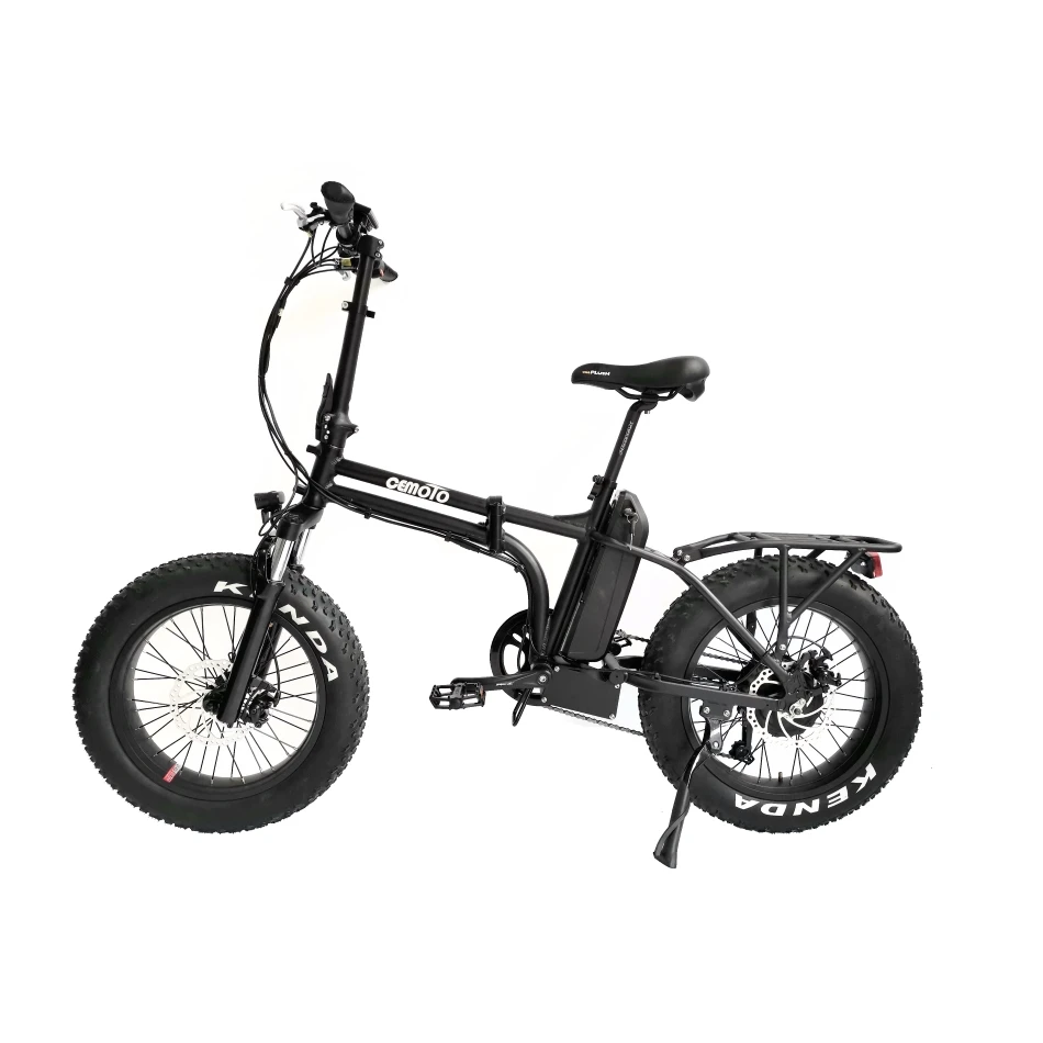Popular Wholesale Electric Folding ebike 48V 350W 500W Motor Hidden Battery 20 Inch Fat Tire Electric Bicycle