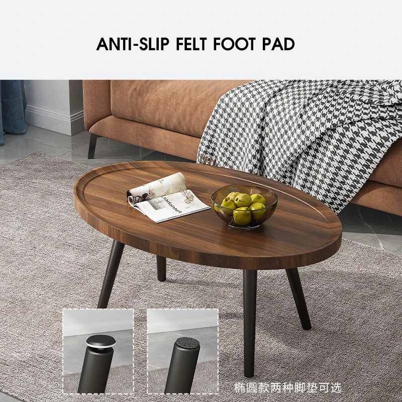 Contemporary Round Nesting Coffee Table Bent Black Gold Metal Side Glass Marble Stone mdf Wood Nest of 3 Table Set Nesting Table
