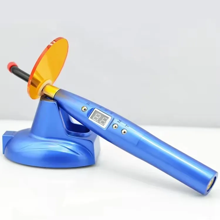 Good price dental led curing light plastic body colorful design cordless dental light cure lamp