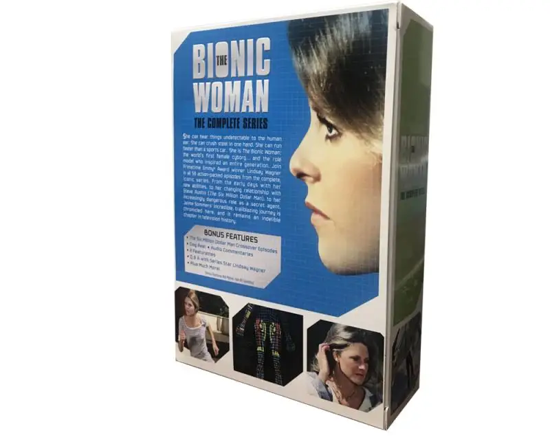 THE BIONIC WOMAN the complete series 14DVD box set region 1 dvd movies tv series custom dvd factory supply free shipping by UPS
