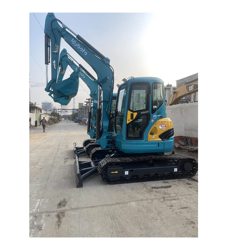 Good quality 5ton cheap Kubota used mini KX155 excavator for home use U-55