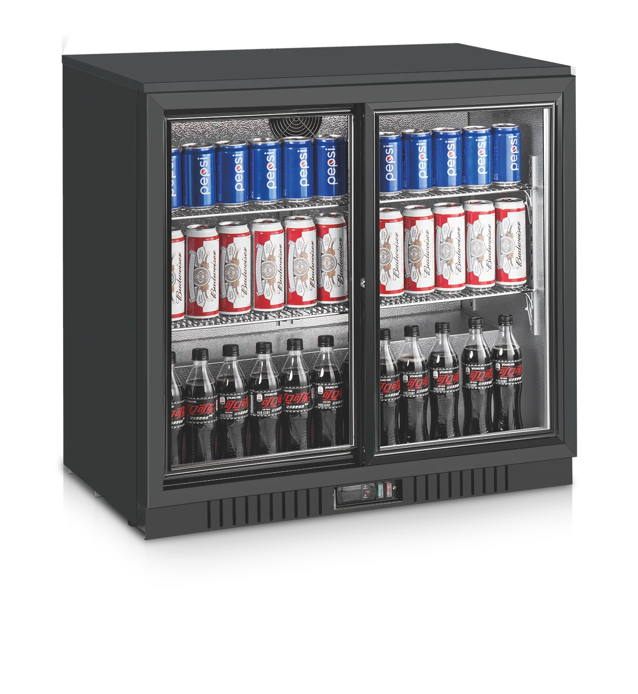 Supermarket build-in auto evporation system bar cooler