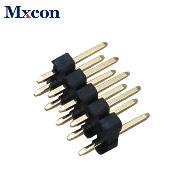 Сделано в Китае шаг 2,54 мм Тройной Ряд изгиб штыревой разъем