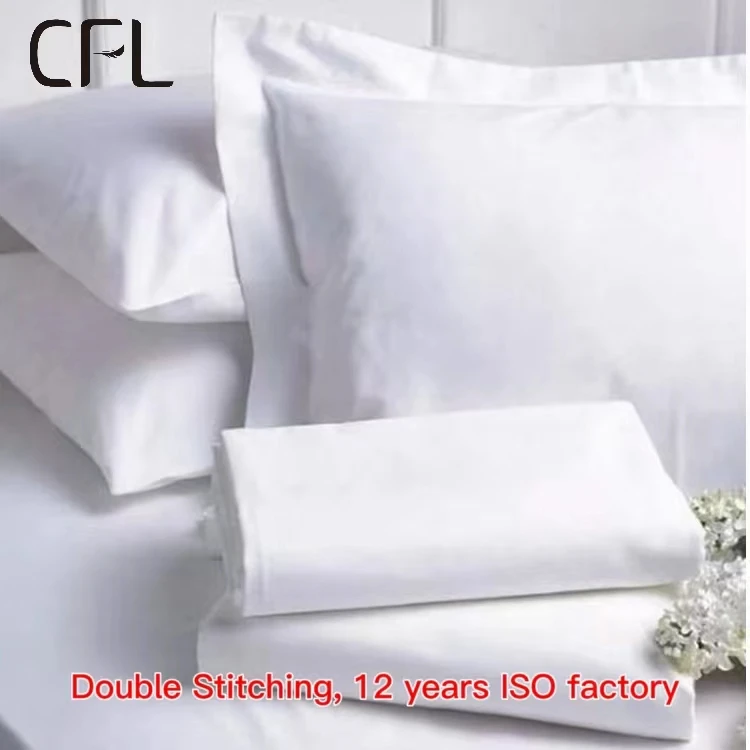 China Manufacturers Queen Size Cotton Bed Sheets Bad Sheet Cotton Bedding Set for Hotels and Hospitals
