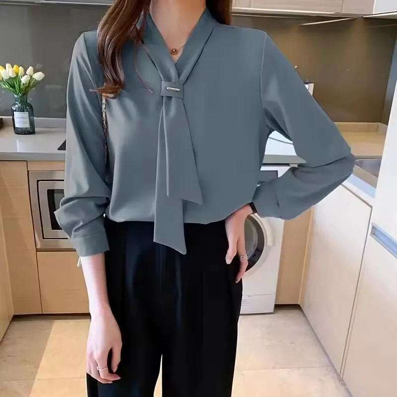 Long Sleeve Casual Shirt New Korean Version Retro Hong Kong Style Color Matching Floral Print Pockets Vintage Digital Printing