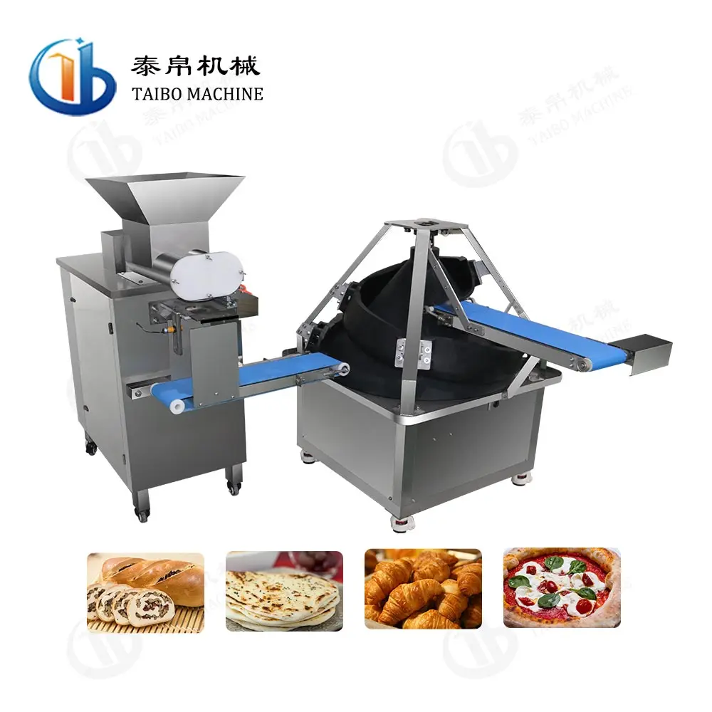 Industrial 2-800g Pizza Bread Chapati Pita Bun Dough Divider Rounder Machine for Factory