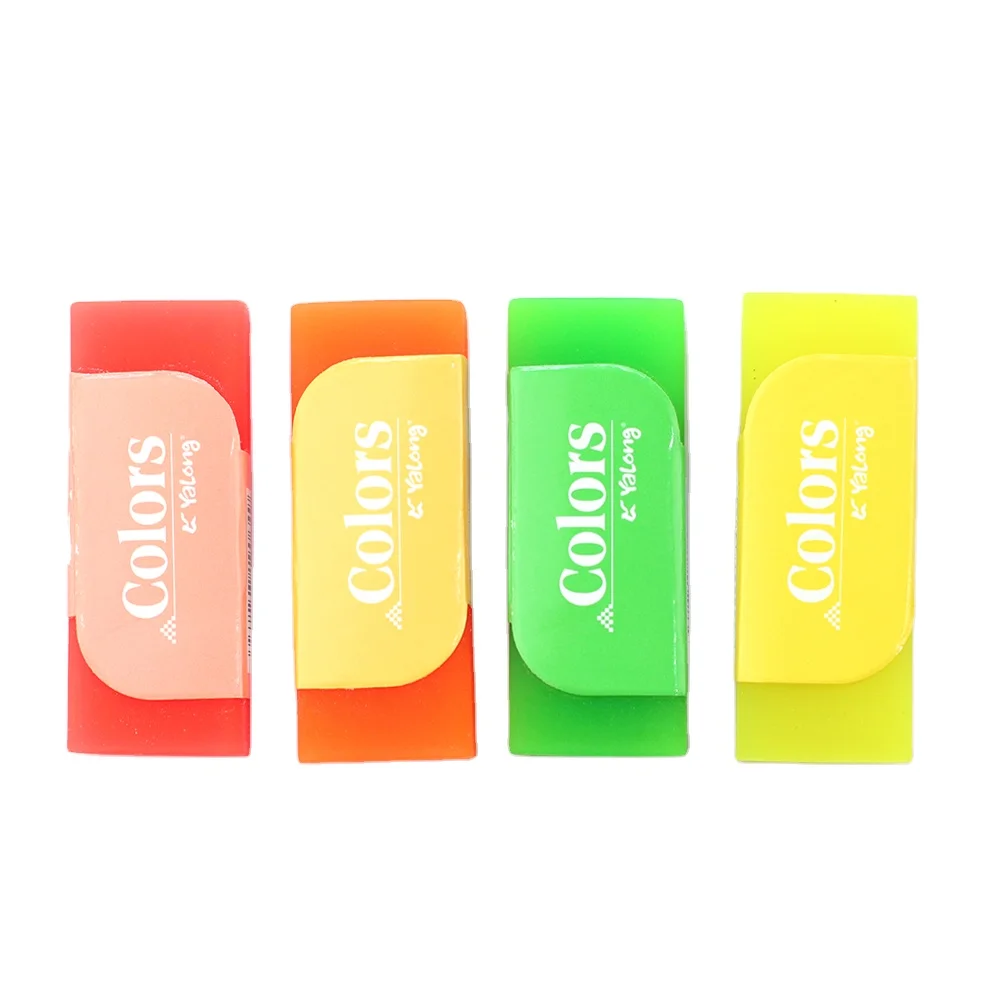 yl90082 wholesale high quality student eraser office and school supplies drawing eraser for pencil PVC materal