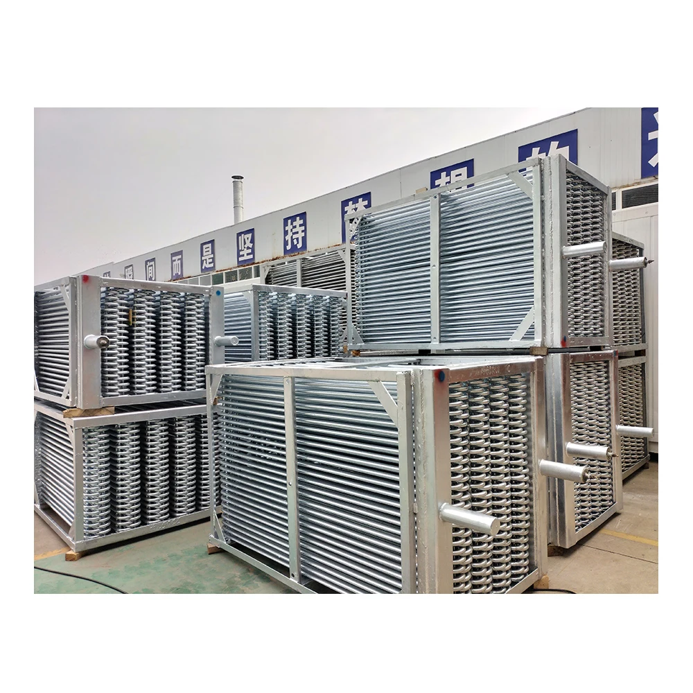 Industrial Condenser Stainless Steel Water To Air Finned Tube Heat Exchanger  Water Cooled Chiller
