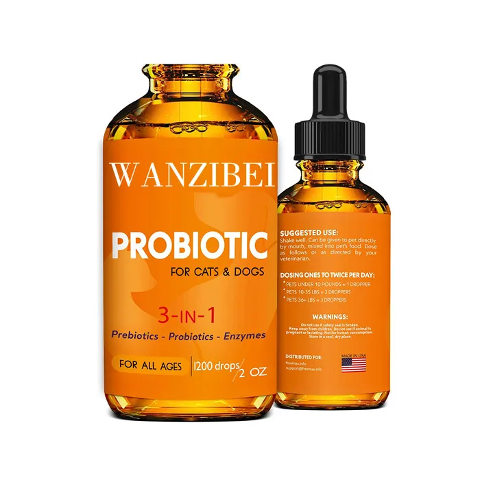 Probiotics for pet - Prebiotics + Digestive Enzyme pro - Diarrhea & Upset Stomach Relief + Gas, Constipation, and Allergy Relief