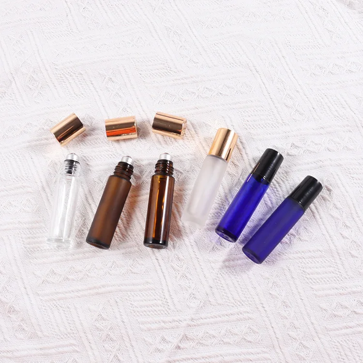 10ml aluminum ball head empty essential oil subpackage perfume roll on bottle