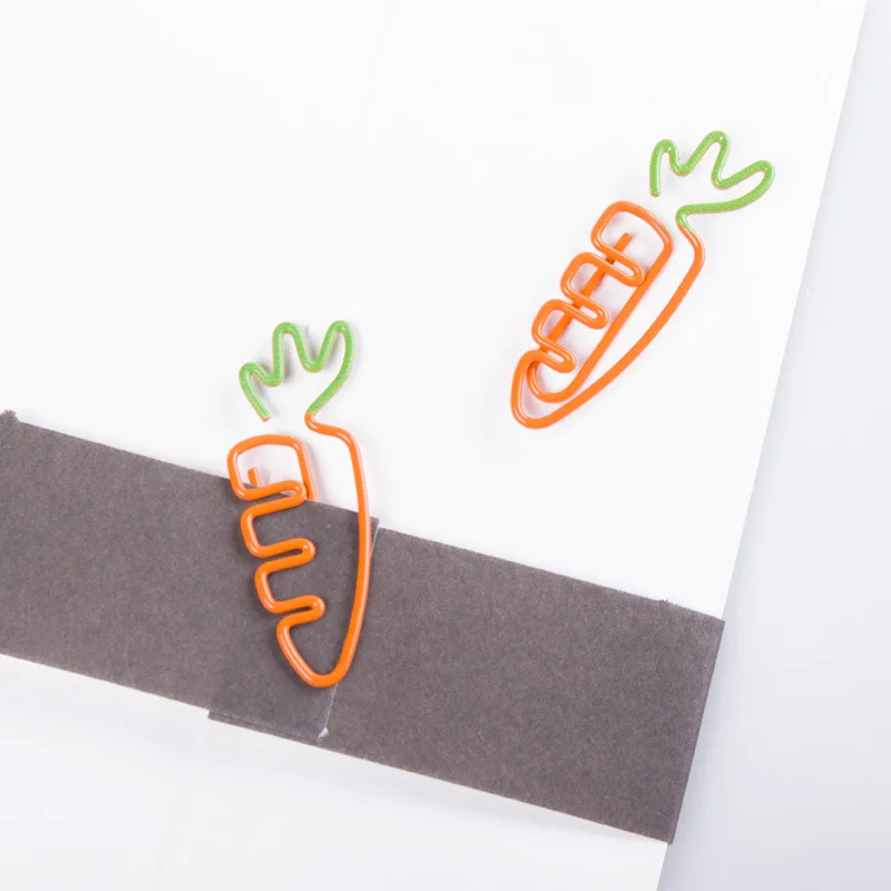 Wholesale creative cute colored custom shaped metal wire paper clip