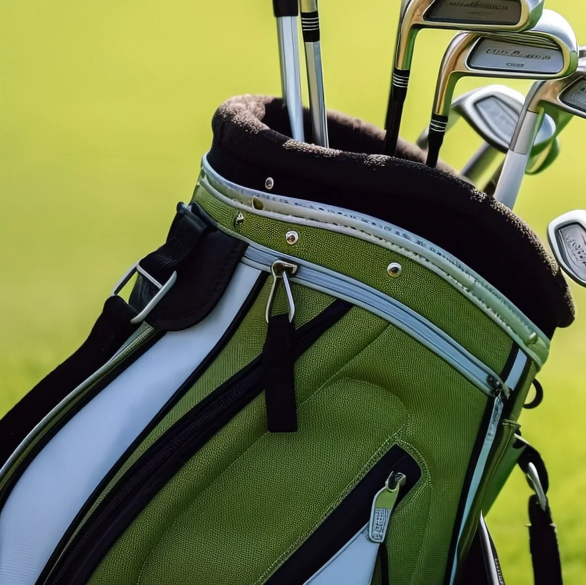 Fabric for Golf CART Bags Light Weight Leather Customized Logo