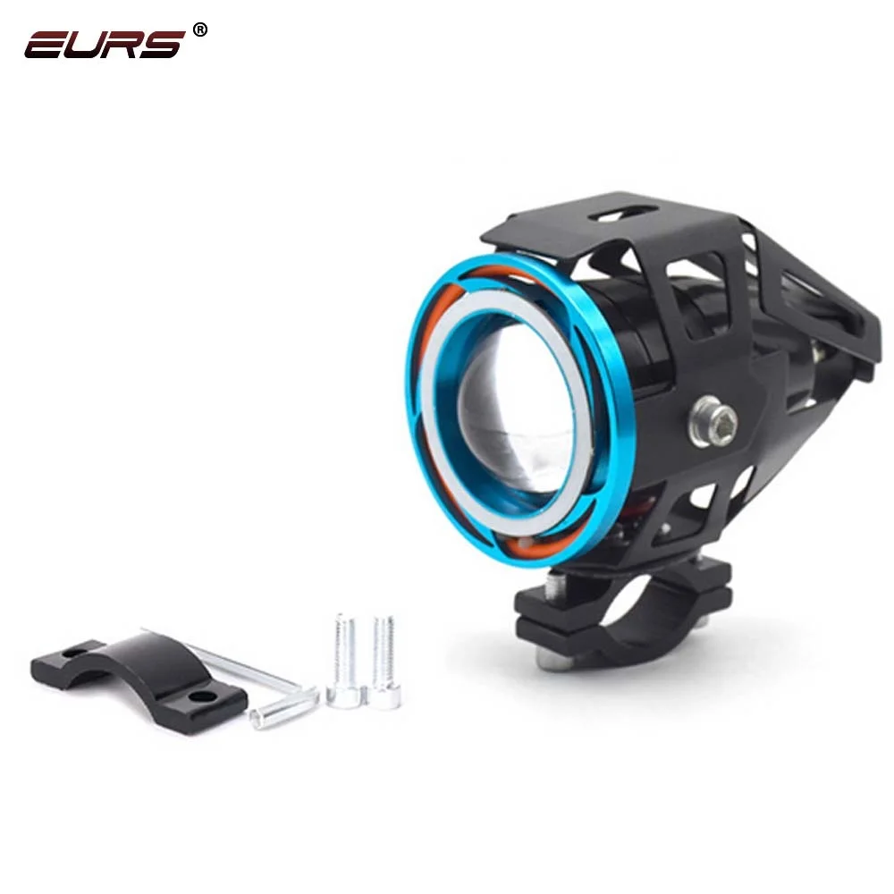 External dual angel de-mon eye lens led 20W 2400LM 1.8A IP65 6500K Motorcycle electric car led headlight