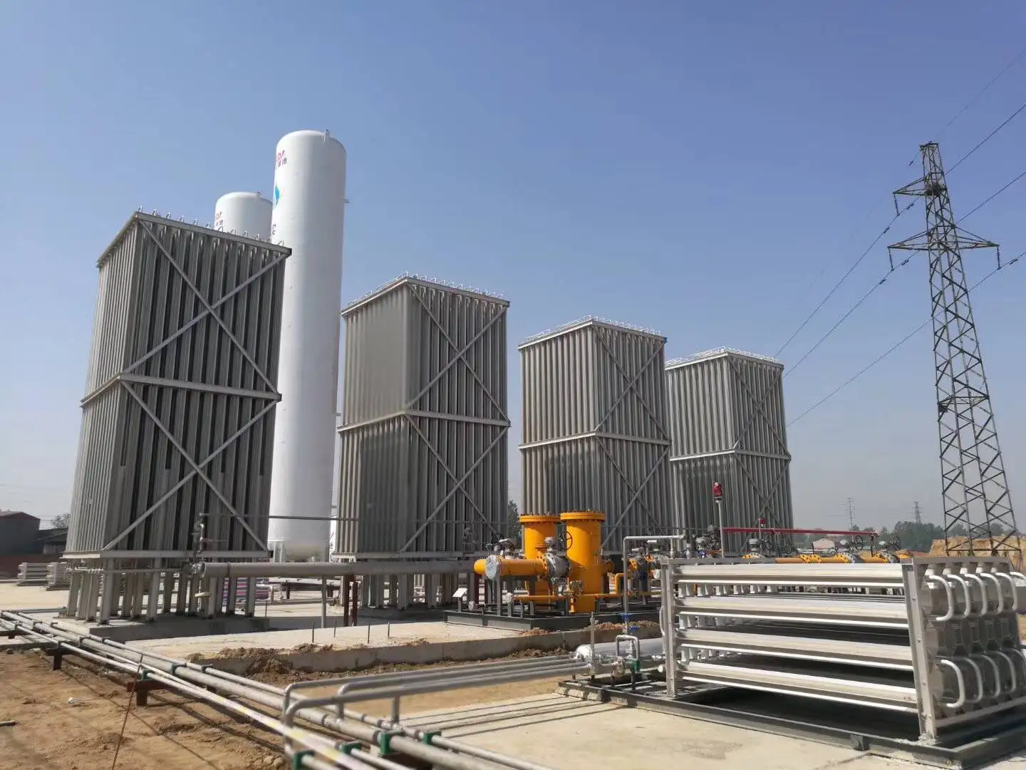 Популярный бренд CNCD 400Nm 3/H криогенный жидкий природный воздух газовый испаритель температура воздуха газификатор
