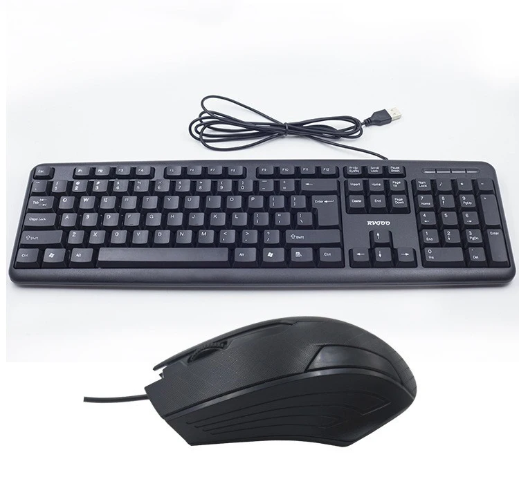 High Quality OEM Brazilian Spanish Ergonomic Keyboard and Mouse Combo Wholesale Office 2.4G USB Wireless Keyboard & Mouse Set