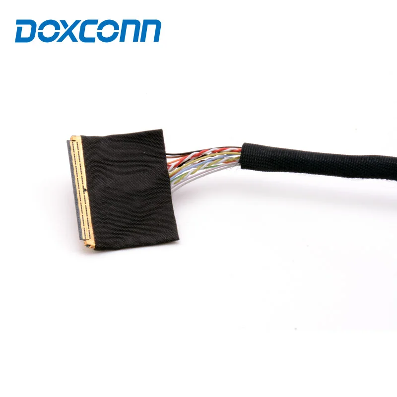 OEM Custom Wiring Harness LVDS screen cable 20276 Ipex 30/40pin Lcd display cable wireharness