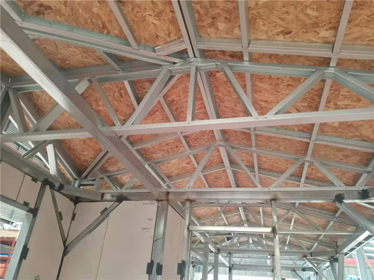 Automatic Cold Forming Steel Frame Light Gauge C Shape Profiles Steel Villa Machine