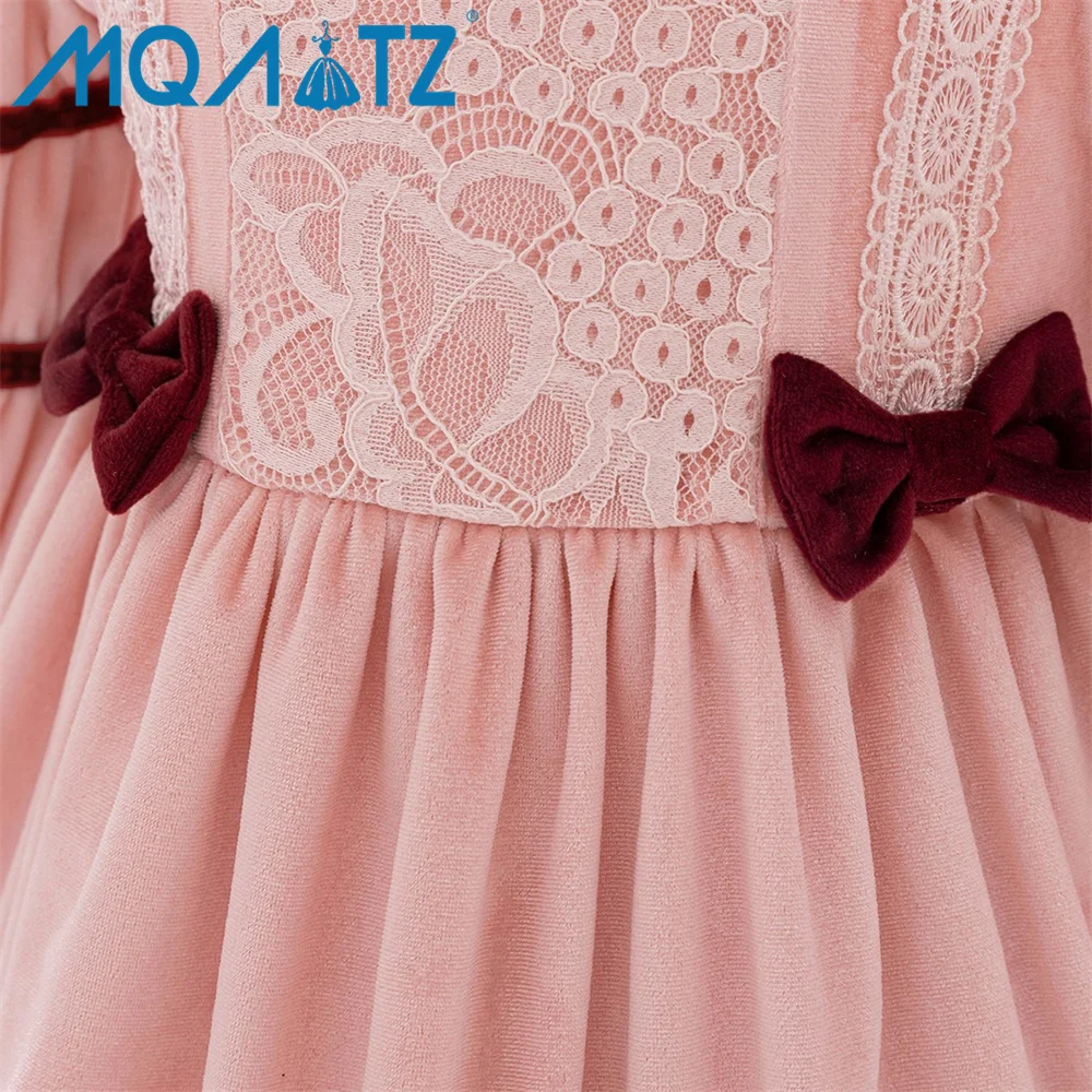 MQATZ Wholesale Little Girls Pageant Toddler Princess Dress Baby Girls Birthday Wedding Party Frock Design