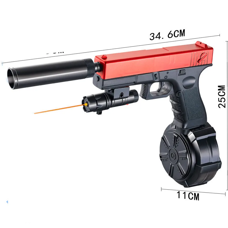 Hot Selling Good Quality Glock Plastic Water Splatter Ball Blaster Electric Gel Gun for Shooting Games