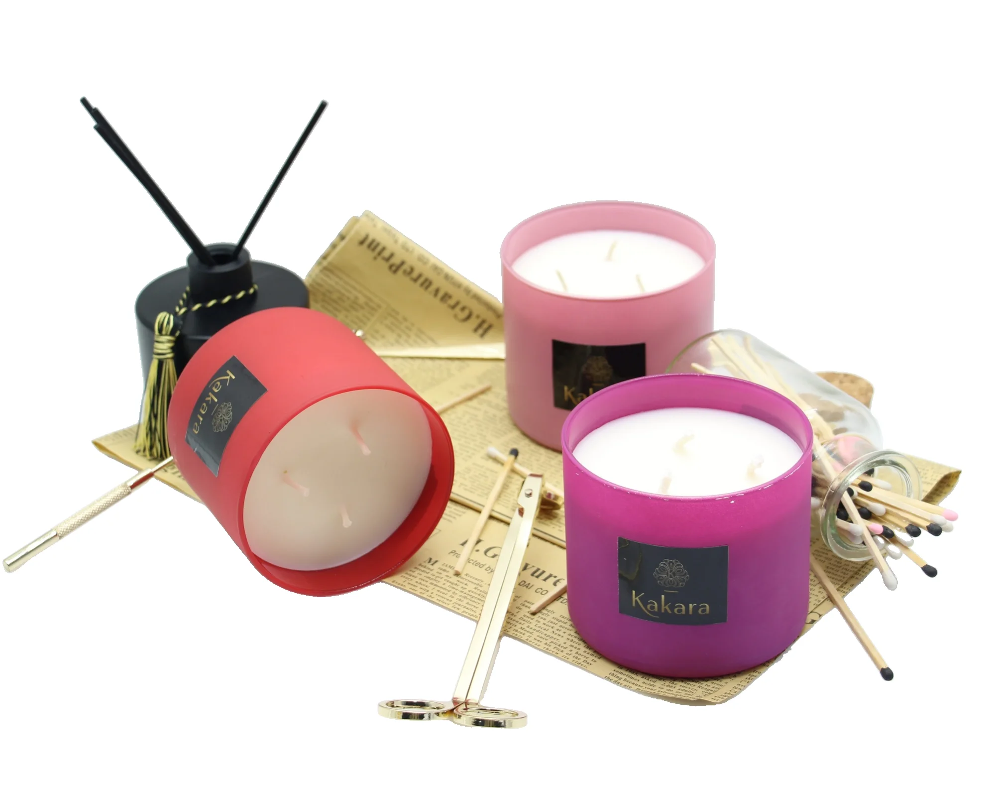 Поставка больших 7-дневных свечей ароматизаторы для дома праздничное время 3 ароматизированные свечи оптом