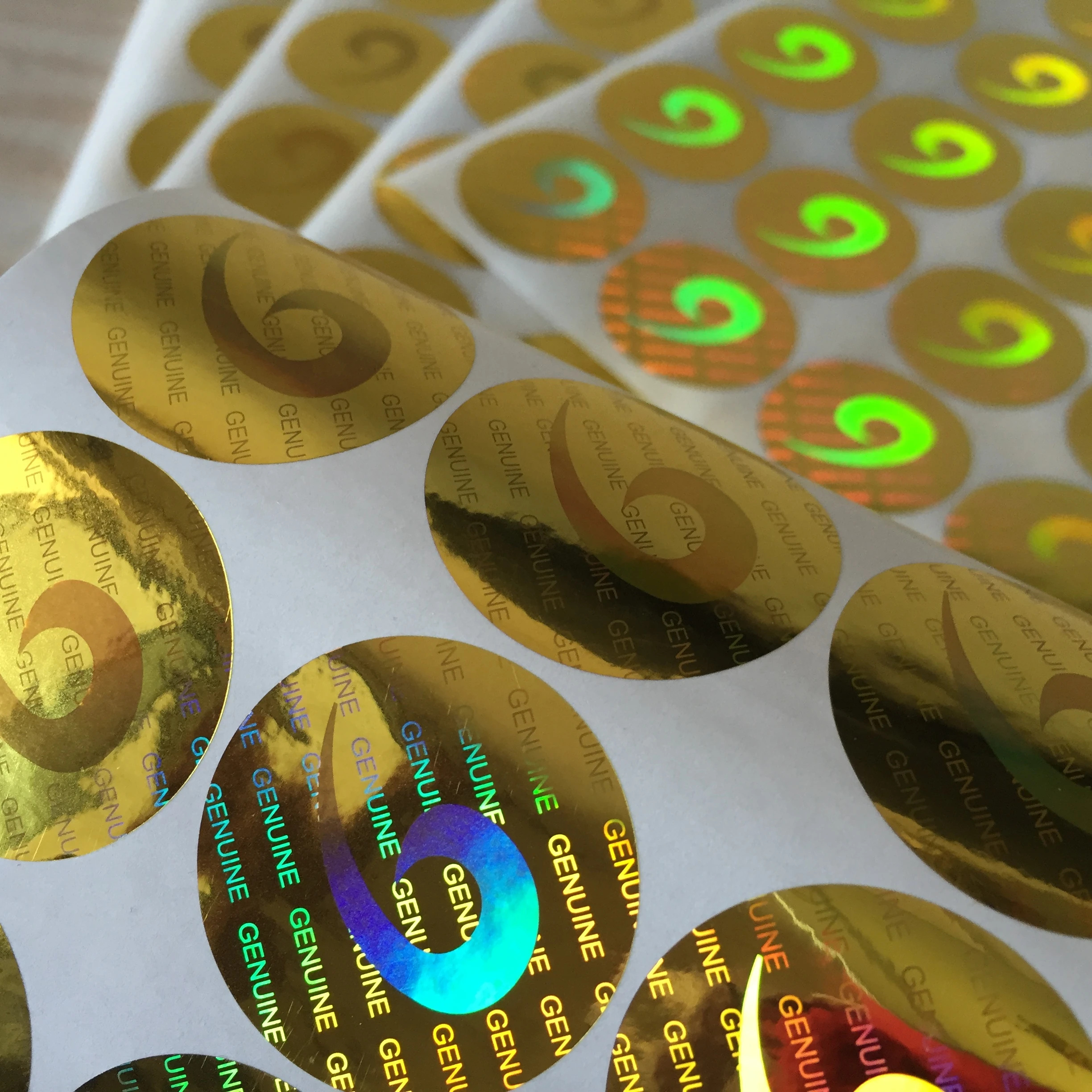 Custom 3D hologram sticker