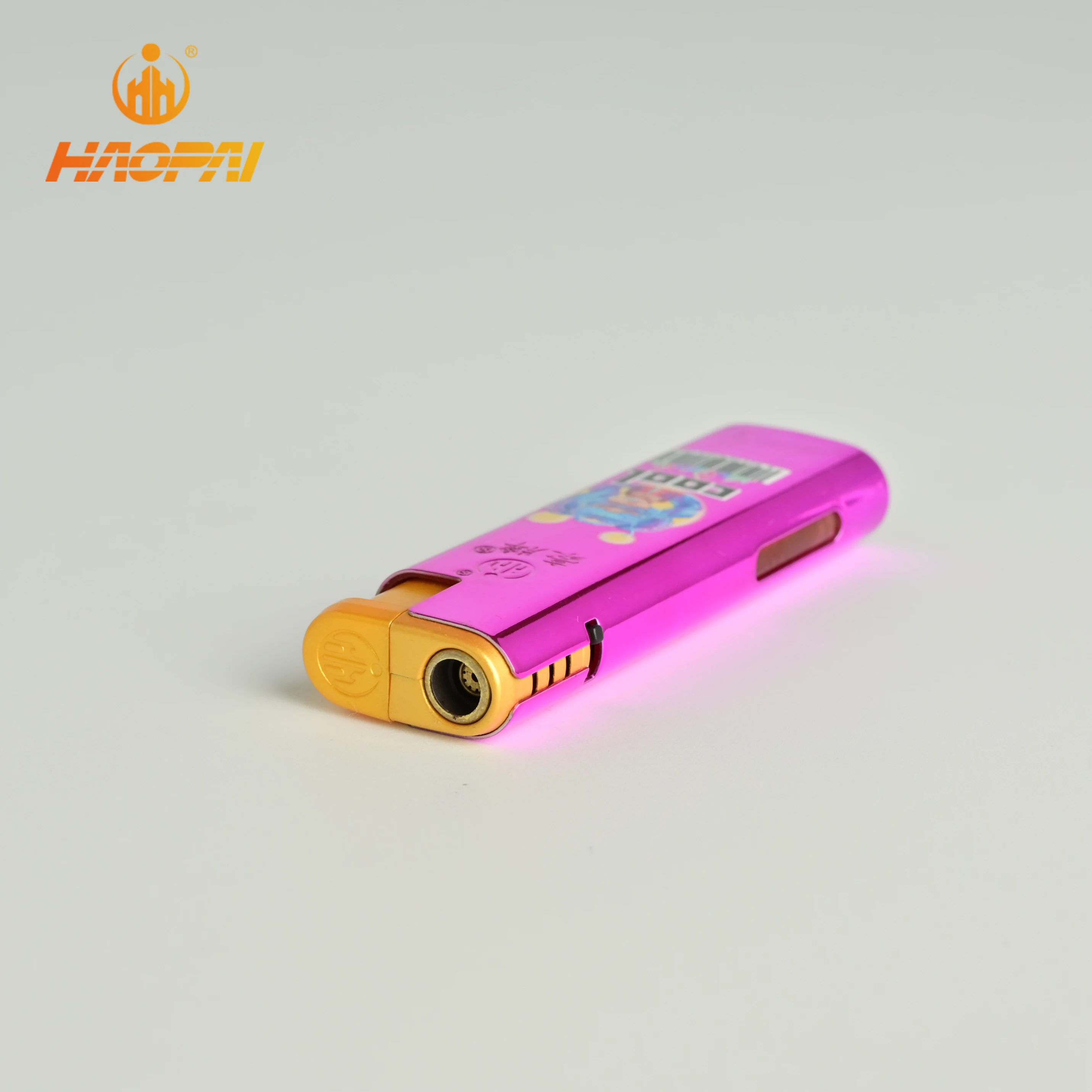 HP-P8A Iron Shell with Aluminum foil embossing  jet flame  Gas Lighter  Smoking Lighter  electric  Lighter  feuerzeug