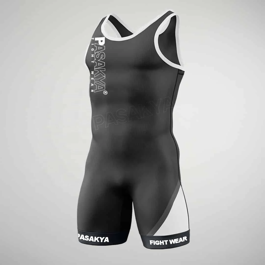 New Arrival Sublimation Spandex Wrestling Wear Mens Women Wrestling Singlet Cool Dry Customized