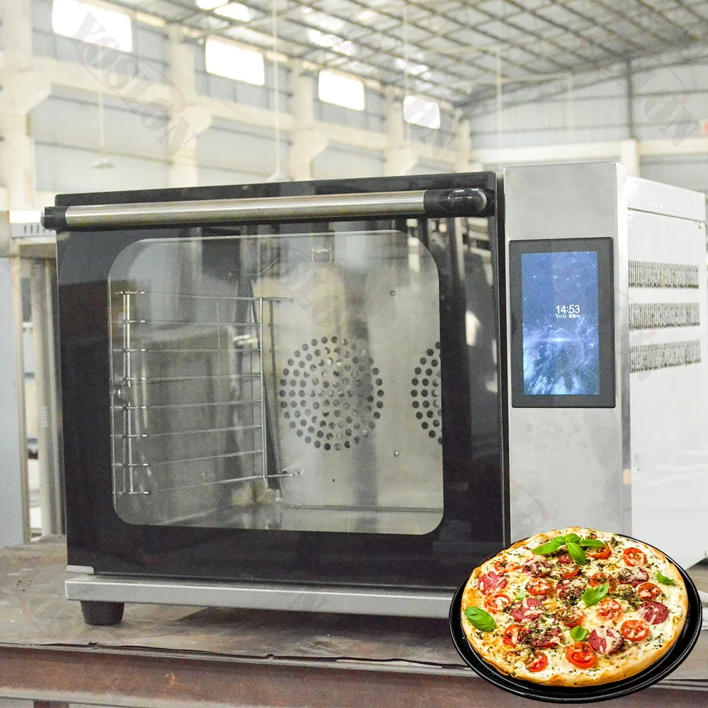 YOSLON China Commercial Industrial Electric Pretty Stainless Steel Bakery Lpg Gas Powered Pastry Convection Oven