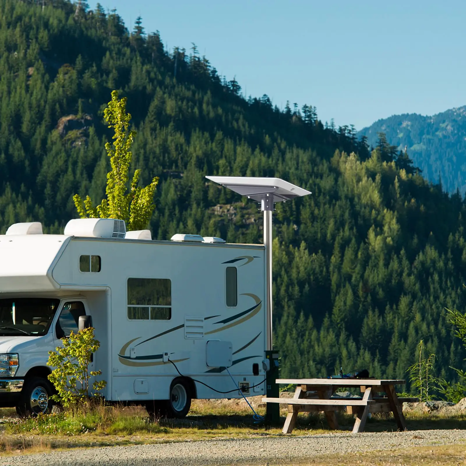 Starlink Flat High Performance Pipe Adapter with Pole Roof Mount Options Starlink Internet Kit Satellite Premium Mounting Kit