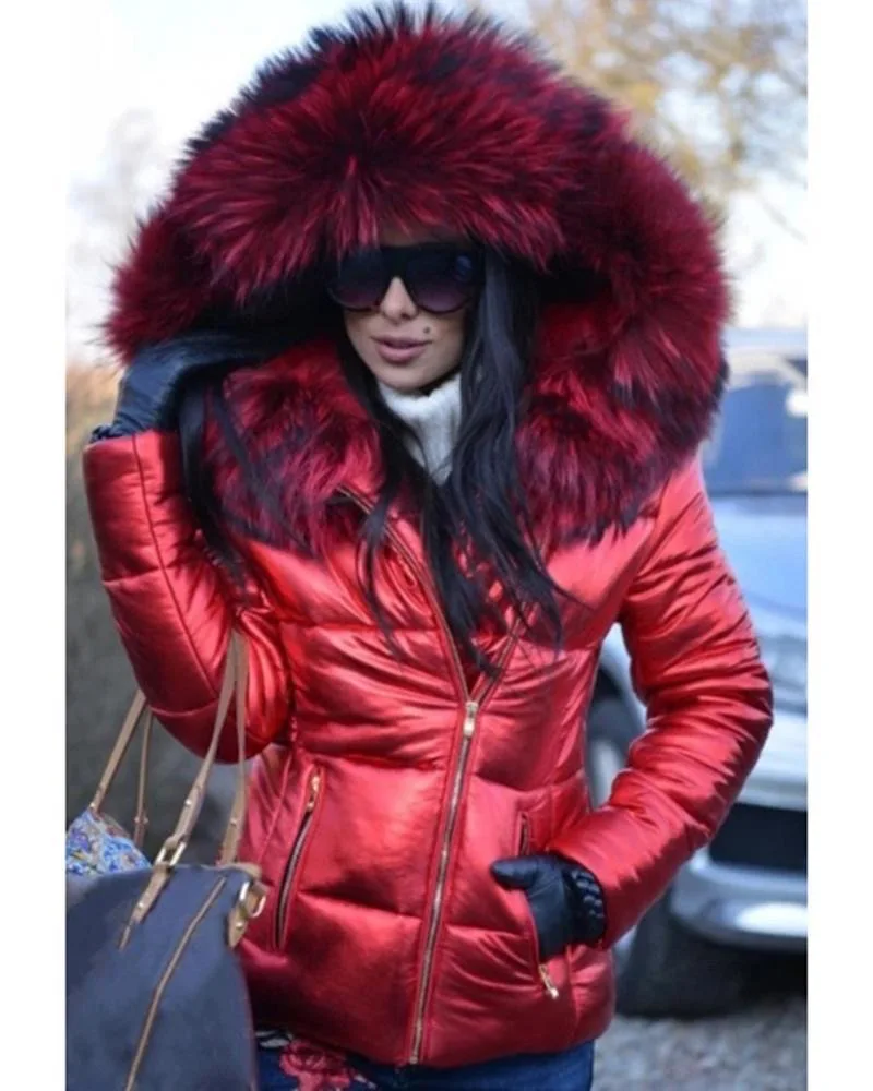 wholesale winter coat for women fashion high quality solid color thickening keep warm plus size puffer jacket for winter wear