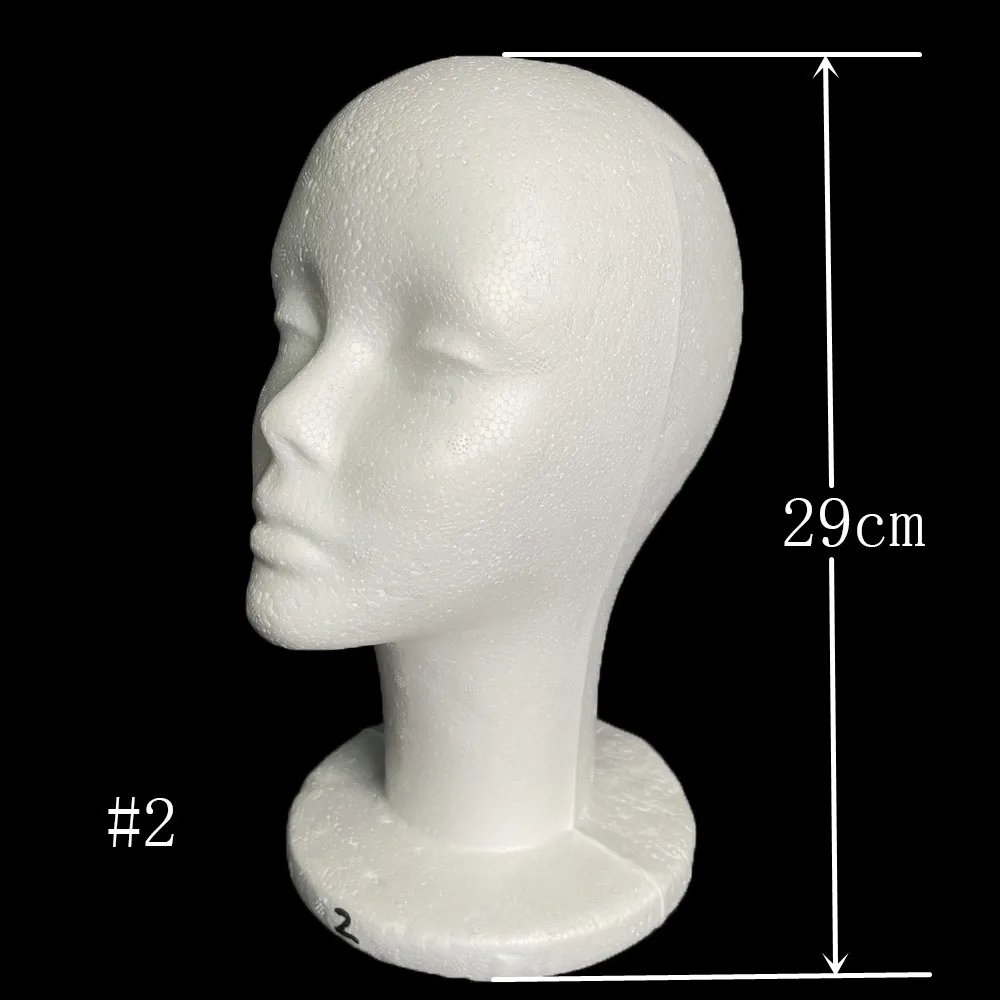 Good quality Styrofoam Mannequin Head Wig Female Mannequin Model Heads Mannequin Head Foam