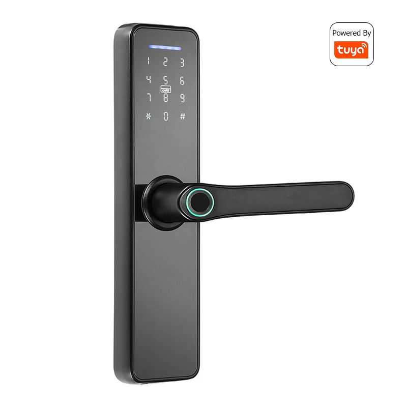 
electronic security door lock tuya wifi app smart fingerprint lock door biometric door lock with wifi 