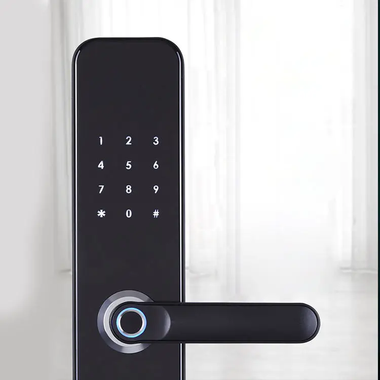 High Quality Keyless Electronic Tuya Wifi App Ttlock Biometric Fingerprint Password Digital Smart Lock For Home