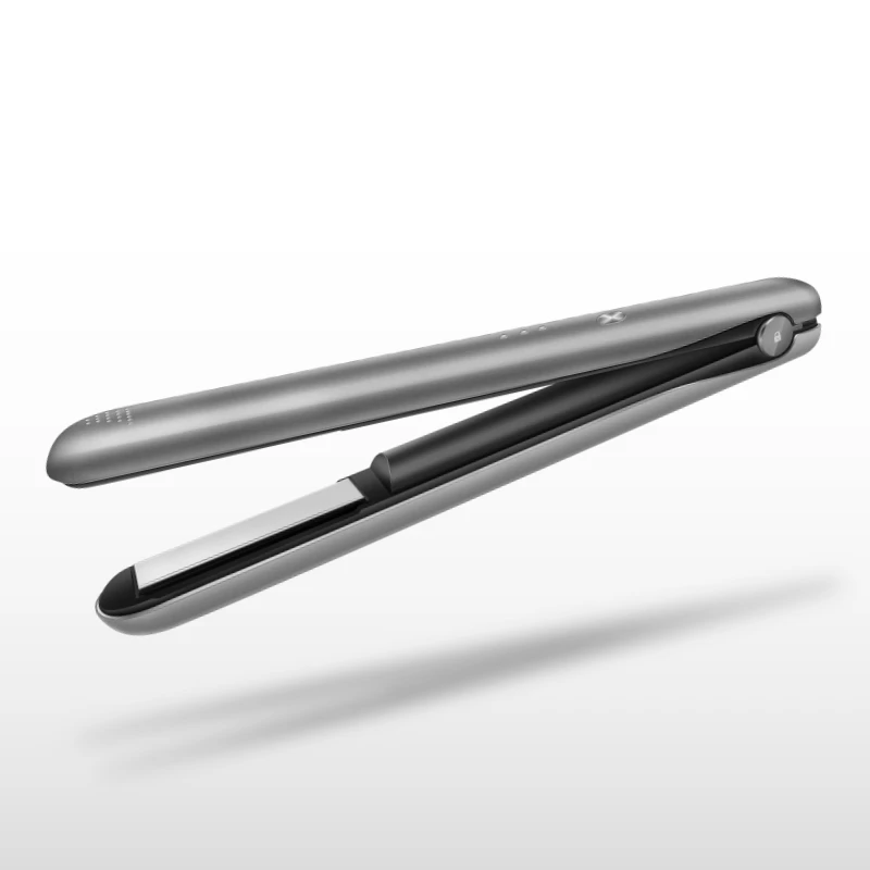 wireless USB ceramic hair straightener and curler 2 in 1