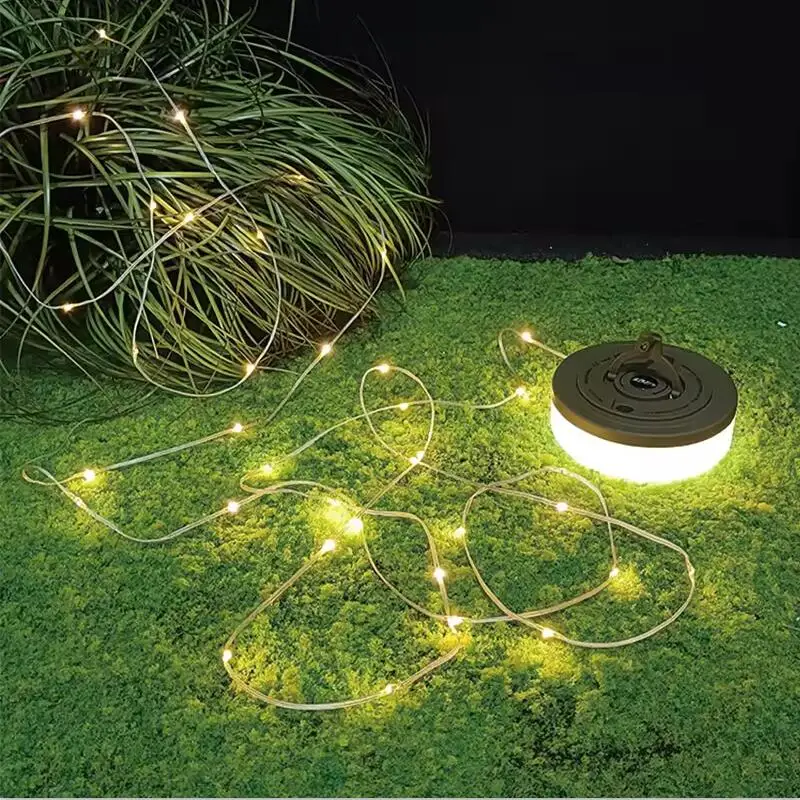 New Rechargeable Camping Lantern Lamp String Light