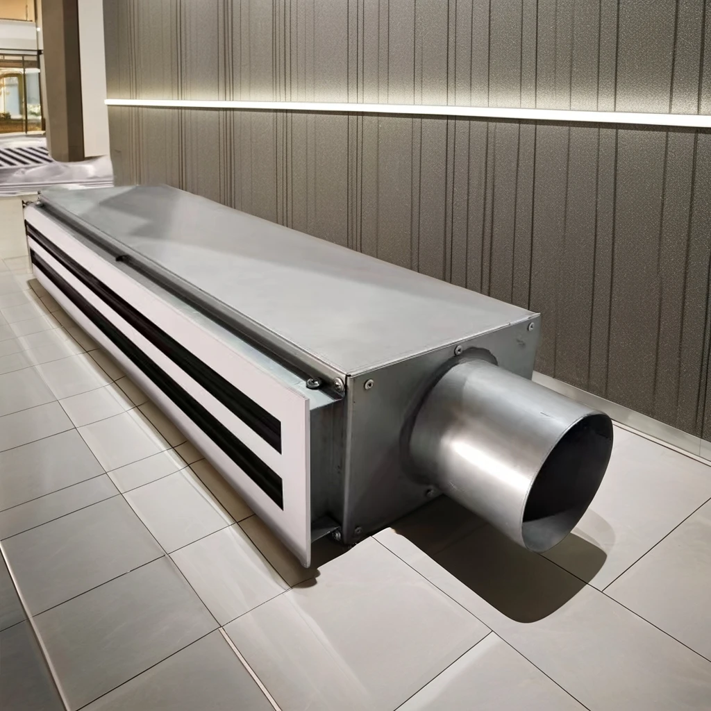 HVAC Aluminum Supply Linear Slot Diffuser with Plenum Box Linear grille