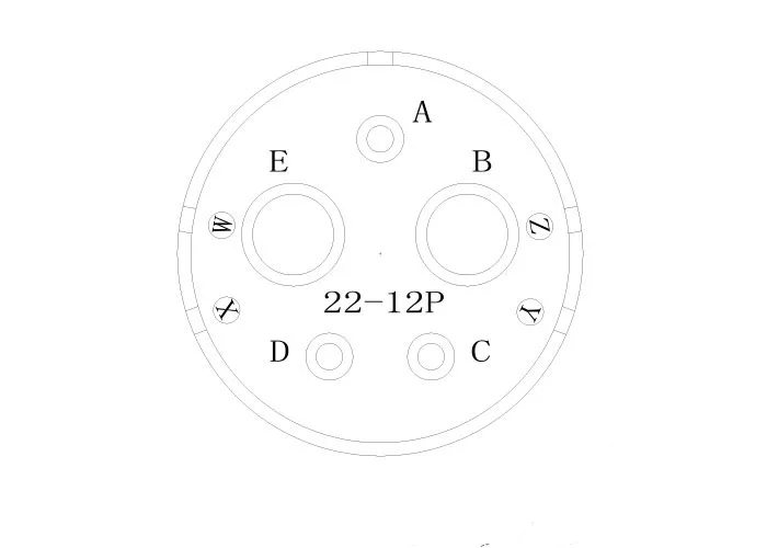 High Voltage Connector China Manufacturer Ms3101a 22-12 Screw Connector Male Female Power Connector