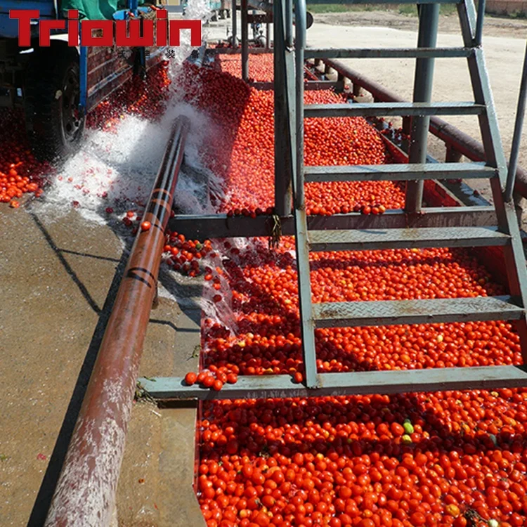 High quality full automatic tomato concentrate paste production machine processing plant  price for sale china