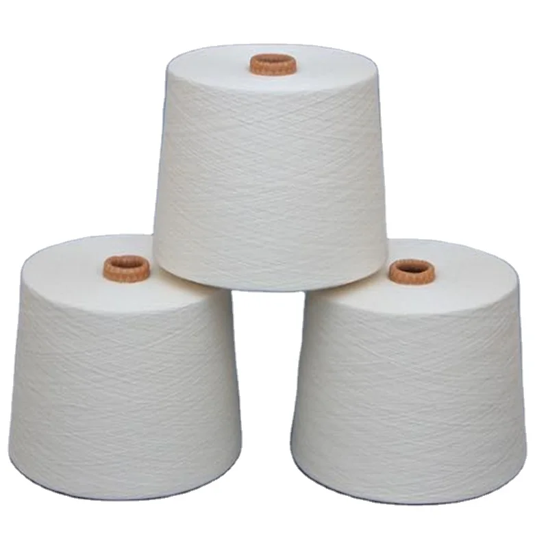Factory Direct Dyed GOTS Organic Yarn 100% Cotton Ring Spun Recycled for Knitting