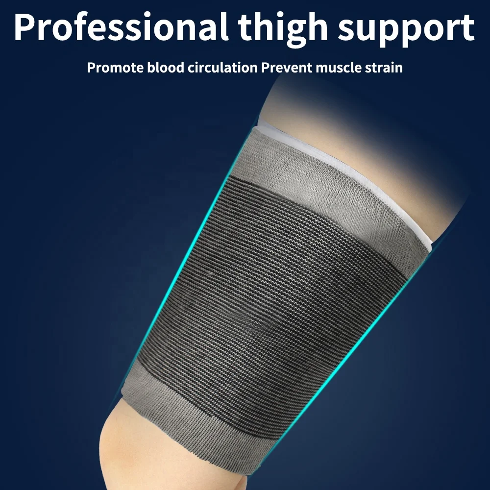 
Adult Thigh Gym Protective Gear Football Riding Breathable Running Compression Sports Strain Thigh Protective Cover 