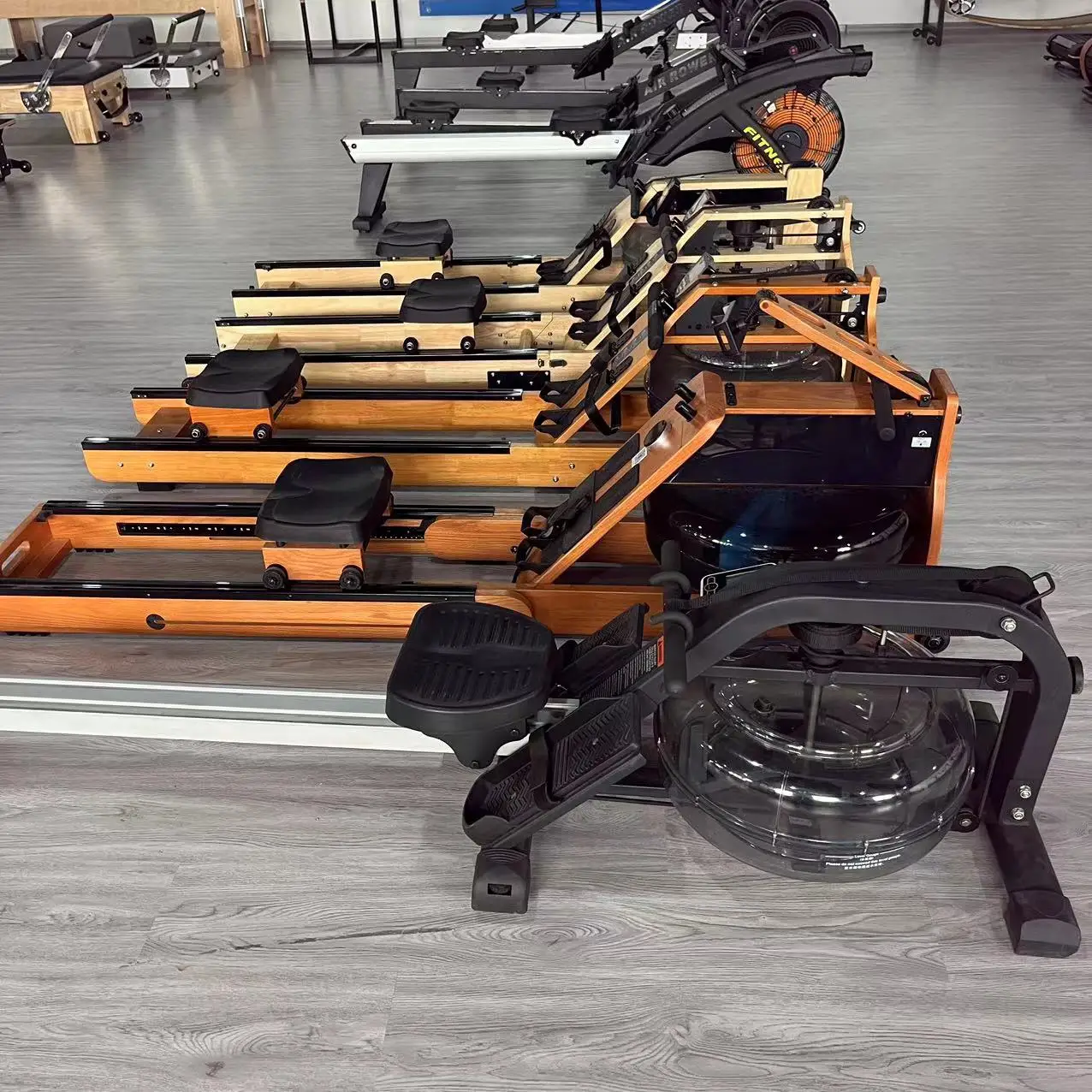 Custom Made Wholesale Rowing Machine Commercial Water Rower / Power Generation System Rowing Machine