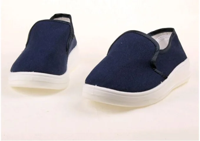 YP-N18 ESD Safety Shoes/Low Cut Anti Static Safety Shoes/PVC Material Stable Anti-Static Breathable Canvas ESD Shoes