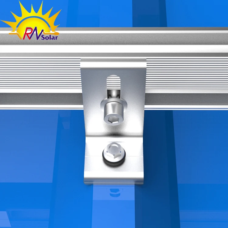 Easy Install Solar Panel Mounting Bracket Metal Roof Solar L Feet Roof Bracket Manufacturer Origin