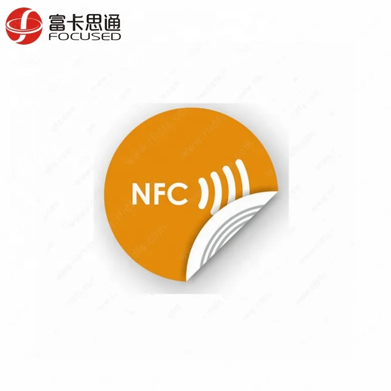 Low cost nfc sticker roll products bulk cheap rfid NTAG215 tag