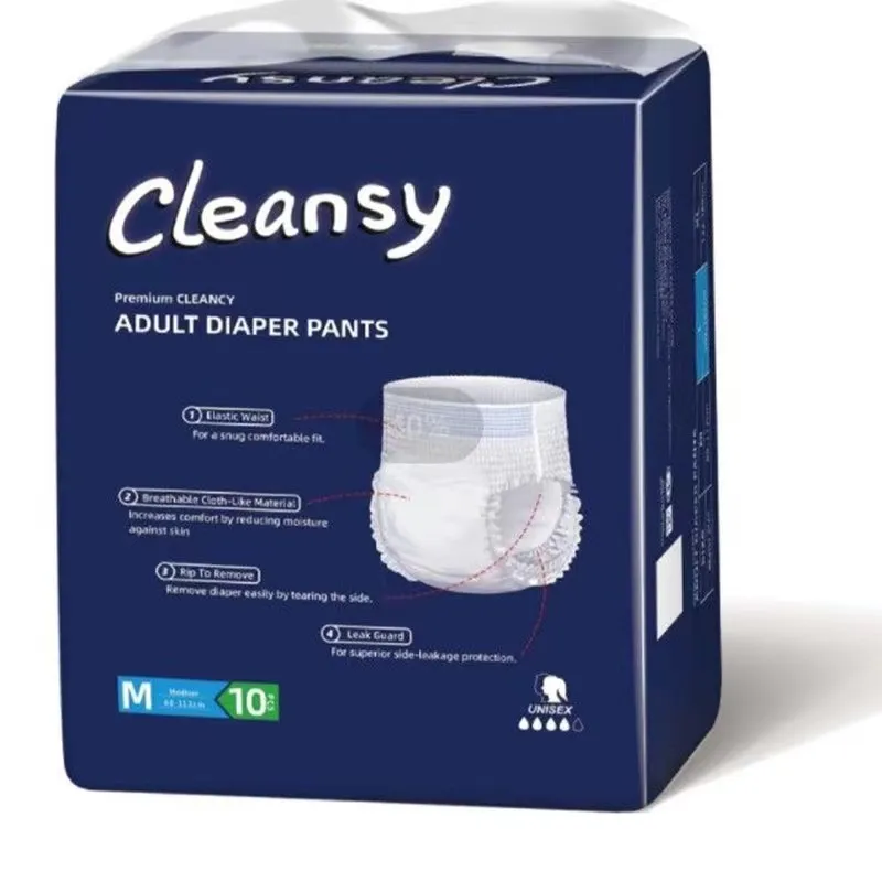 Disposable Pants Bamboo Biodegradable Adult Diaper Of Economic Fabric Ultra Thick Lingerie Women